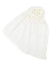 【手洗い可】ラメボーダーストール