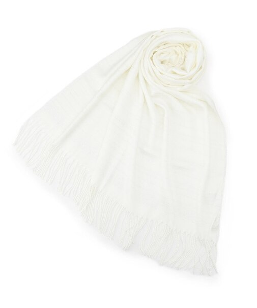 【手洗い可】ラメボーダーストール