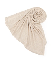 【手洗い可】メランジニット3WAYストール