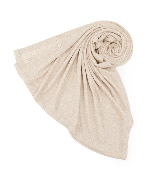 【手洗い可】メランジニット3WAYストール