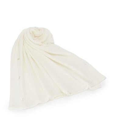 【手洗い可】透かし編み3WAYストール