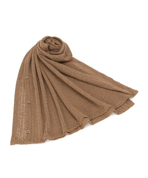 【手洗い可】透かし編み3WAYストール