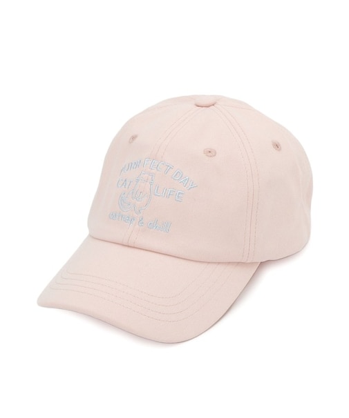 刺繍猫キャップ