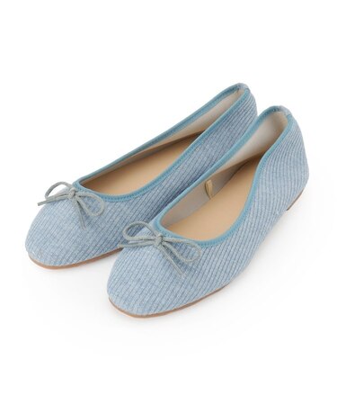 【全5色】ラウンドフラットシューズ