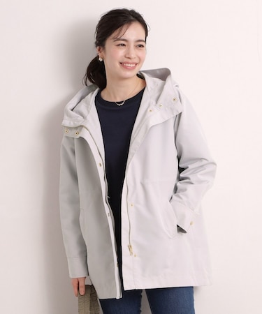 撥水・花粉防止ミディアム丈マウンテンパーカー