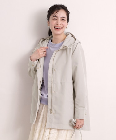 撥水・花粉防止ミディアム丈マウンテンパーカー