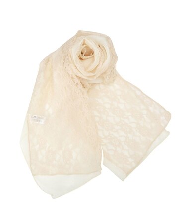 【手洗い可】レースシフォンストール