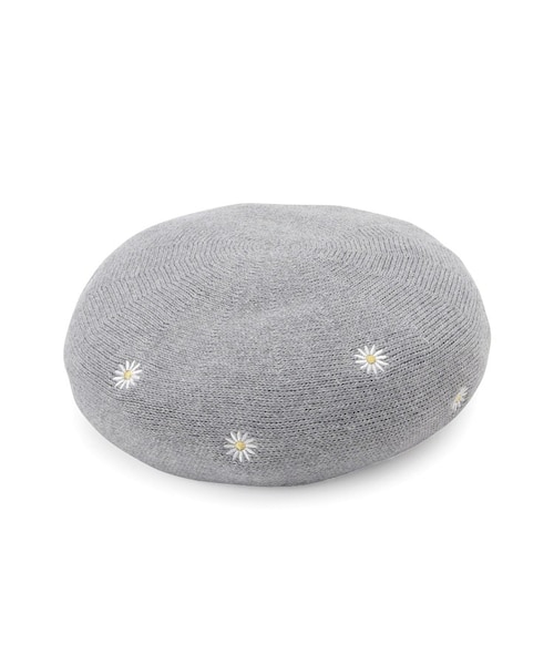 手洗い可】花刺繍ベレー帽｜イッツデモの通販｜&mall（アンドモール