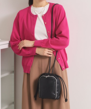 ポーチ付き巾着ミニショルダー