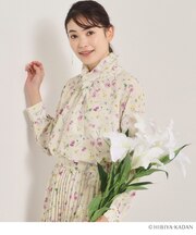 【ITS’DEMO × HIBIYA－KADAN】楊柳ボウタイブラウス