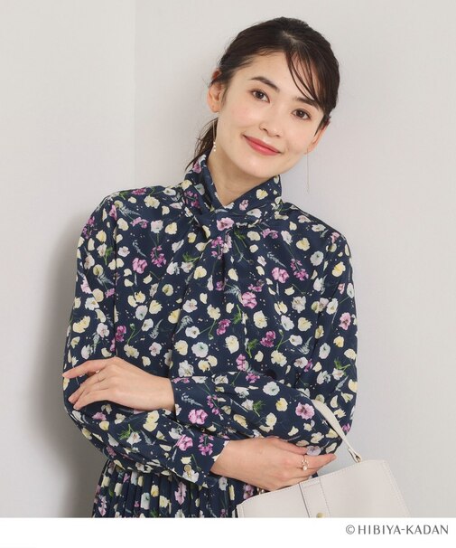 【ITS’DEMO × HIBIYA－KADAN】楊柳ボウタイブラウス