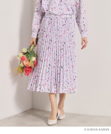 【ITS’DEMO × HIBIYA－KADAN】楊柳プリーツスカート