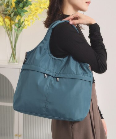 【防花粉/全6色】高密度バルーン10ポケットトート