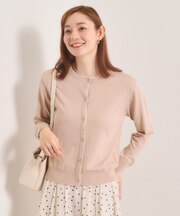 【手洗い可】レイヤード風カーディガン