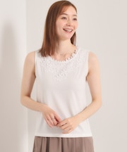 【洗濯機OK】レースタンクトップ
