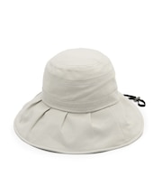 【冷感／UV／抗菌】遮光クールギャザーハット