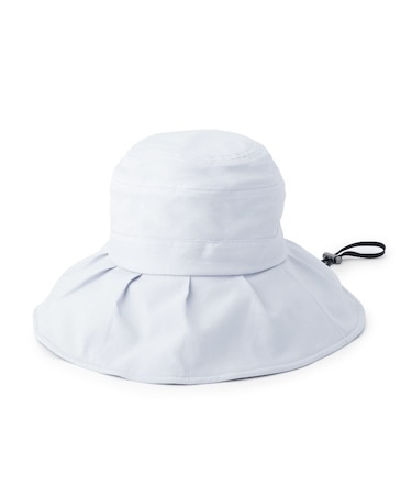 【冷感／UV／抗菌】遮光クールギャザーハット