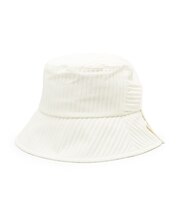 【UV対策】クレープストライプハット