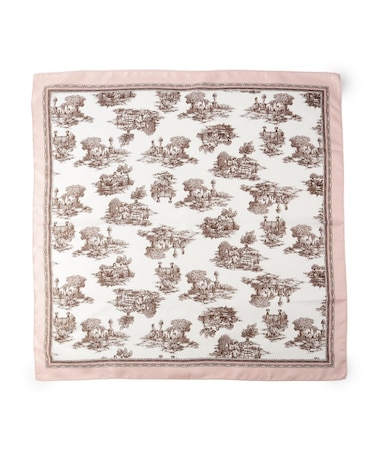 トワルドジュイ柄スカーフ