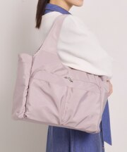 【11ポケット】裏地ストライプトート