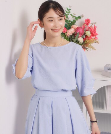 【手洗い可／セットアップ可】サッカーブラウス