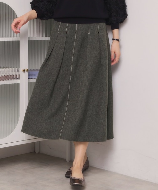 【洗濯機OK】デニム風スカート