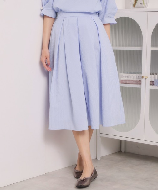 【手洗い可／セットアップ可】サッカースカート