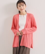 【手洗い可】透かし編みカーディガン