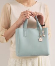 フラワーチャーム付2WAYトート