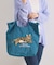 アニマル刺繍トート