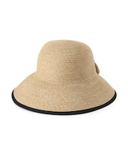 【折り畳み可】ウォッシャブルバックリボンハット