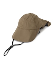 【撥水/冷感】タレ付きUVワイドキャップ