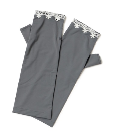 【接触冷感】レースショートUVグローブ