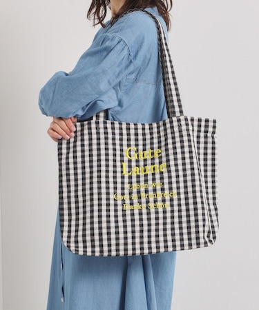 【A4対応】ロゴ刺繍トート