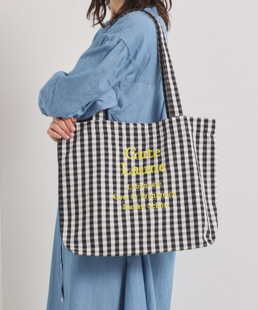 【A4対応】ロゴ刺繍トート