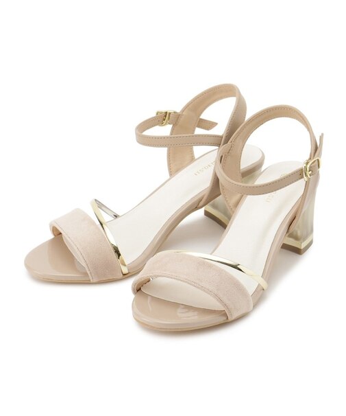 クリアヒールサンダル