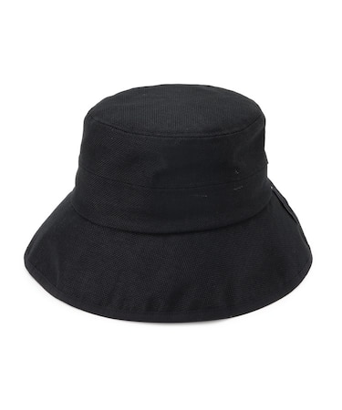 【UVケア】ジュート風スリットハット