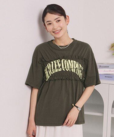 ＜Lee＞ SHIRRING TEE