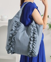 軽量フリルデザイントート