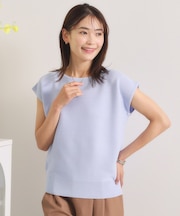 【洗濯機OK】ラメガーターフレンチニット