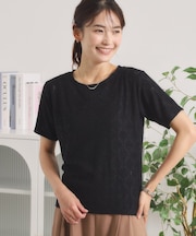 レースジャカードTシャツ