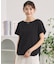 【冷感／遮熱】肩レースTシャツ