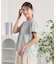 【冷感／遮熱】肩レースTシャツ