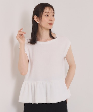 バルーンヘムブラウス