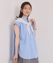レーススカーフ付きブラウス