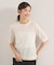 シアーレイヤード5分袖Tシャツ