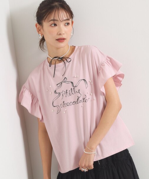 <Philly chocolateコラボ>リボンTシャツ