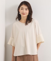 袖口プリーツプルオーバー