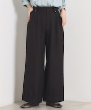 ロールアップ2タックワイドパンツ