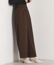 ロールアップ2タックワイドパンツ